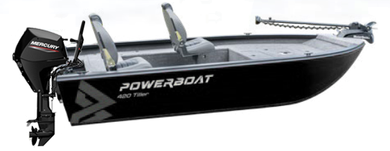 Powerboat 420 Tiller